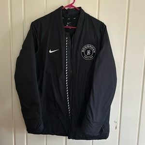Nike Bowerman Track Club Winter Bomber Jacket Medium Rare knit Patch